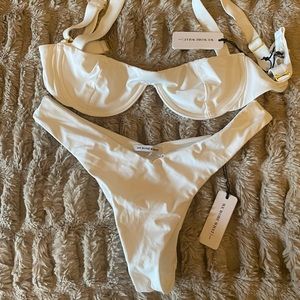 NWT ONIA x WEWOREWHAT Sorrento Underwire Bikini Top & Bottoms